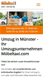 Mobile Screenshot of moebeltaxi.com